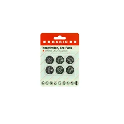 Basic Knopfzellen 6er- Pack CR 2025
