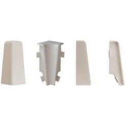 Basic Leistenzubehör weiß, 6 Stück