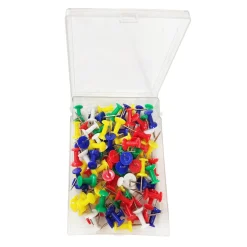 Basic Pinnwandnadeln 100 Stück farbig sortiert