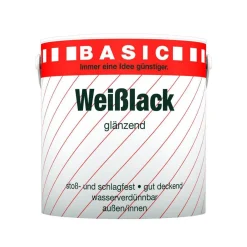 Weißlack glänzend 2 L^Basic Hot