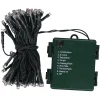 Batterielichterkette mit 24 warm weißen LED IP44 8 Funktionen und Timer