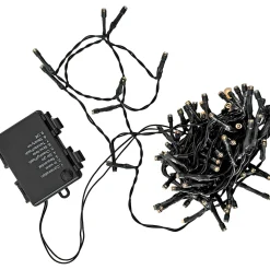 Batterielichterkette mit 24 warm weißen LED IP44 8 Funktionen und Timer