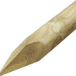 Baumpfahl 6,5 x 250 cm gefräst gespitzt*