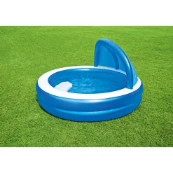 Bestway Family Pool Summer Days mit Sonnendach Durchmesser 2,41 x 1,40 m