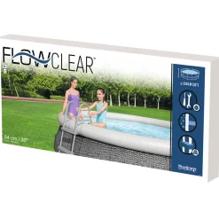 Poolleiter Flowclear 100 x 45 cm für 76 und 84 cm Höhe*Bestway Outlet