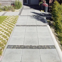 Beton-Gehwegplatte grau 50 x 50 x 4 cm^ Hot