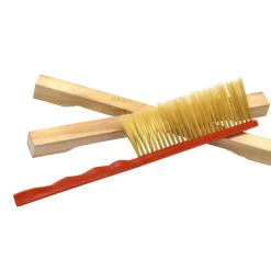 Bienenbesen Standard 1-reihig Kunststoff rot^Bienenreich Outlet