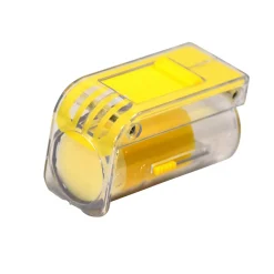 Einhand-Zeichenkolben für Bienenkönigin Kunststoff gelb / transparent*Bienenreich Clearance