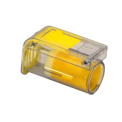 Einhand-Zeichenkolben für Bienenkönigin Kunststoff gelb / transparent*Bienenreich Clearance