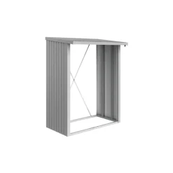 Biohort Brennholzunterstand WoodStock 150 silber-metallic