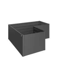 Hochbeet Größe L dunkelgrau-metallic*Biohort Hot