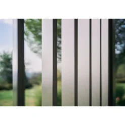 Biohort Lamellenseitenwand Gr. 3,5m dunkelgrau-metallic