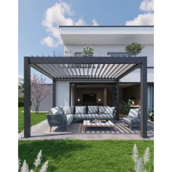 Biohort Pergola Gr. 3 x 3,5 dunkelgrau-metallic