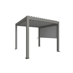 Biohort Sonnenschutzrollo Gr. 3 m quarzgrau-metallic