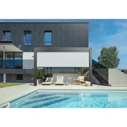 Biohort Sonnenschutzrollo Gr. 4 m quarzgrau-metallic