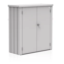 Terrassenschrank Romeo Größe M silber - metallic^Biohort Discount