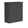 Terrassenschrank Romeo Größe M dunkelgrau - metallic*Biohort Hot