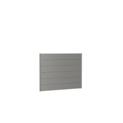 Wandpaneel für Sichtschutz ohne Acrylglas 180x135 quarzgrau-metallic*Biohort Clearance