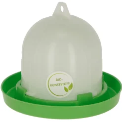 Bio-Kunststofftränke 3,5 L weiß-grün^ Discount