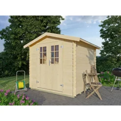 Blockbohlenhaus Köln 210 x 210 cm* Hot