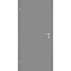 Zimmertür edelgrau DIN links 198,5 x 86 cm^Borne Discount