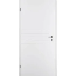 Zimmertür Fila 6 Weißlack 73,5 x 198,5 cm DIN links^Borne New