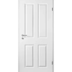 Zimmertür Klassik Weißlack 73,5 x 198,5 cm DIN rechts^Borne Best