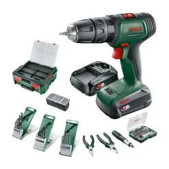 Akku-Schlagbohrschrauber UniversalImpact 18V 2 Akkus Ladegerät und Zubehör*Bosch Hot