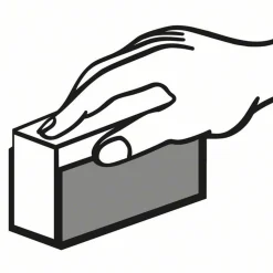 Bosch Handschleifpapier-Set 23 x 28 cm K40/80/120 blau