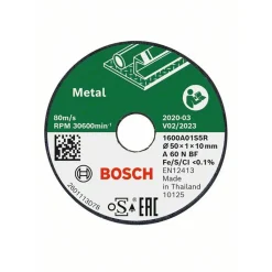 Bosch Trennscheibe Easy cut und Grind aus Metall 50 x 110 mm 3 Stück