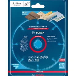 Bosch Professional Expert Carbide Multi Wheel Trennscheibe 125 mm 22,23 mm