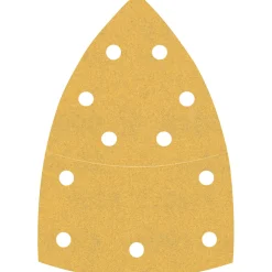 Bosch Professional Expert C470 Schleifpapier mit 11 Löchern für Multischleifer 102 x 62 mm 93 mm G 180 10- teilig