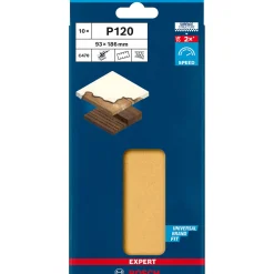 Expert C470 Schleifpapier mit 8 Löchern für Schwingschleifer 93 x 186 mm G 120 10- teilig*Bosch Professional Clearance