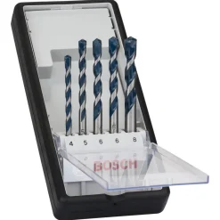 Bosch Professional 5-teiliges CYL-5 Betonbohrer-Set Robust Line 4–8 mm