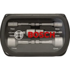 Bosch Professional 6-teiliges Steckschlüssel-Set 6–13 mm