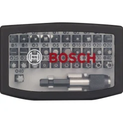 32-teiliges Schrauberbit-Set PH PZ H T und Quick Change-Universalhalter*Bosch Professional Best