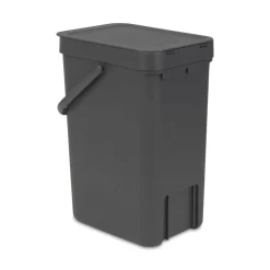 BRABANTIA Abfallbehälter Sort und Go 12 L grau