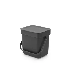 Brabantia Abfalleimer Sort & Go 18,8 x 18,1 x 13,9 cm grau* Best