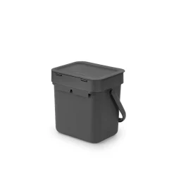 Brabantia Abfalleimer Sort & Go 18,8 x 18,1 x 13,9 cm grau* Best