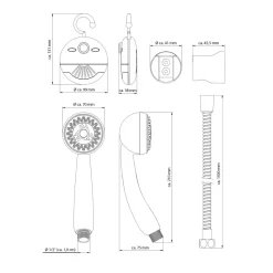 Brauseset Shower und Swing inkl Duschradio^