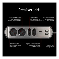 Estilo Eck-Steckdosenleiste 2m*Brennenstuhl Sale