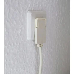 Brennenstuhl Qualitäts-Kunststoff-Verlängerungskabel mit Flachstecker 1000 cm weiß