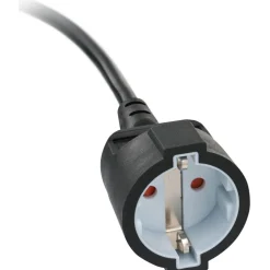 Qualitäts-Kunststoff-Verlängerungskabel mit Flachstecker 300 cm schwarz*Brennenstuhl Discount