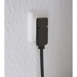 Qualitäts-Kunststoff-Verlängerungskabel mit Flachstecker 300 cm schwarz*Brennenstuhl Discount