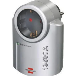 Steckdosenadapter Primera-Line Überspannungsschutz silber/schwarz^Brennenstuhl Hot