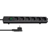 Brennenstuhl Steckdosenleiste Comfort-Line Plus 6-fach schwarz