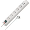 Brennenstuhl Steckdosenleiste Bremounta 5fach + USB-C weiß