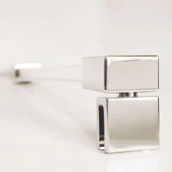 Drehtür Avanta mit Festteil für Nische, Anschlag links, alu chromeffekt, Klarglas, 800 mm^Breuer Hot