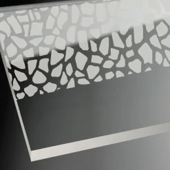 Drehtür Elana 6 für Nische Anschlag links schwarz matt Terrazzo 800 mm^Breuer Clearance