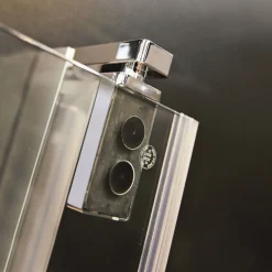 Breuer Drehtür Europa Design für Nische Anschlag links schwarz matt Intima 800 mm